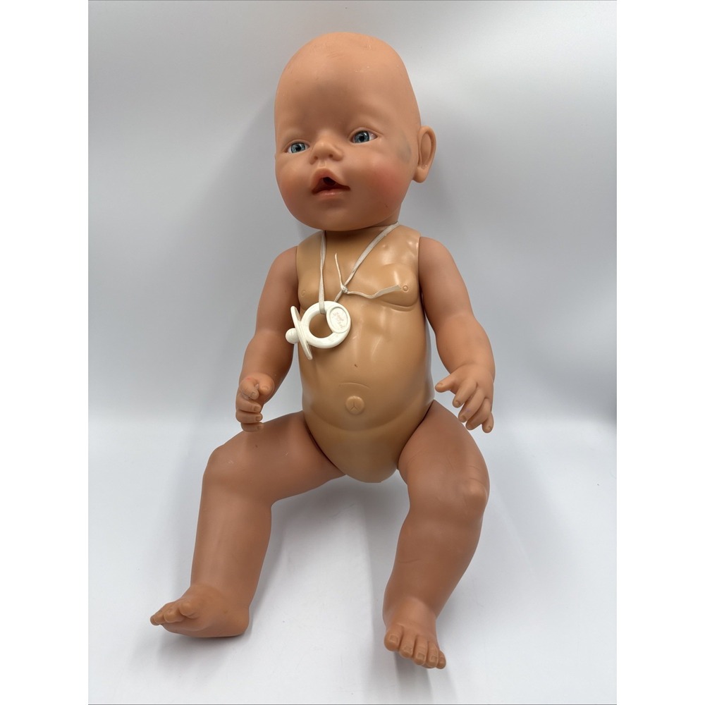 2003 Zapf Creation Baby Born Doll  Blue Eyes See Pictures For Wear